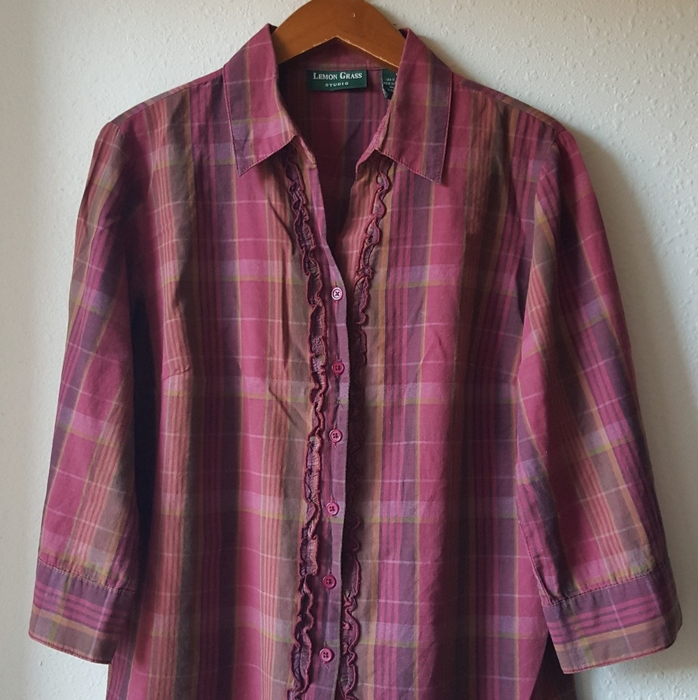 🌿 Lemon Grass Plaid